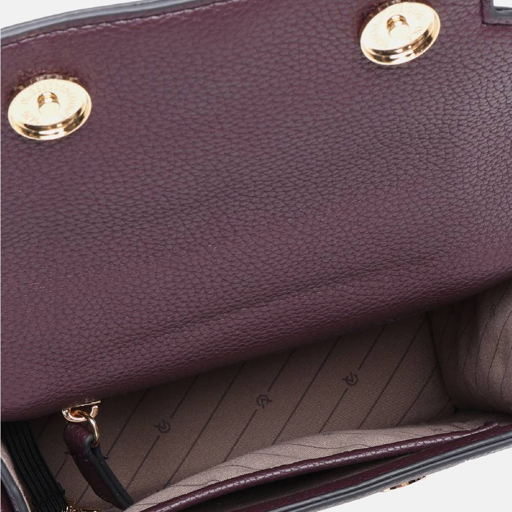 L. Credi Konstanze Umhängetasche dark plum Zeitbegrenzte Promotion