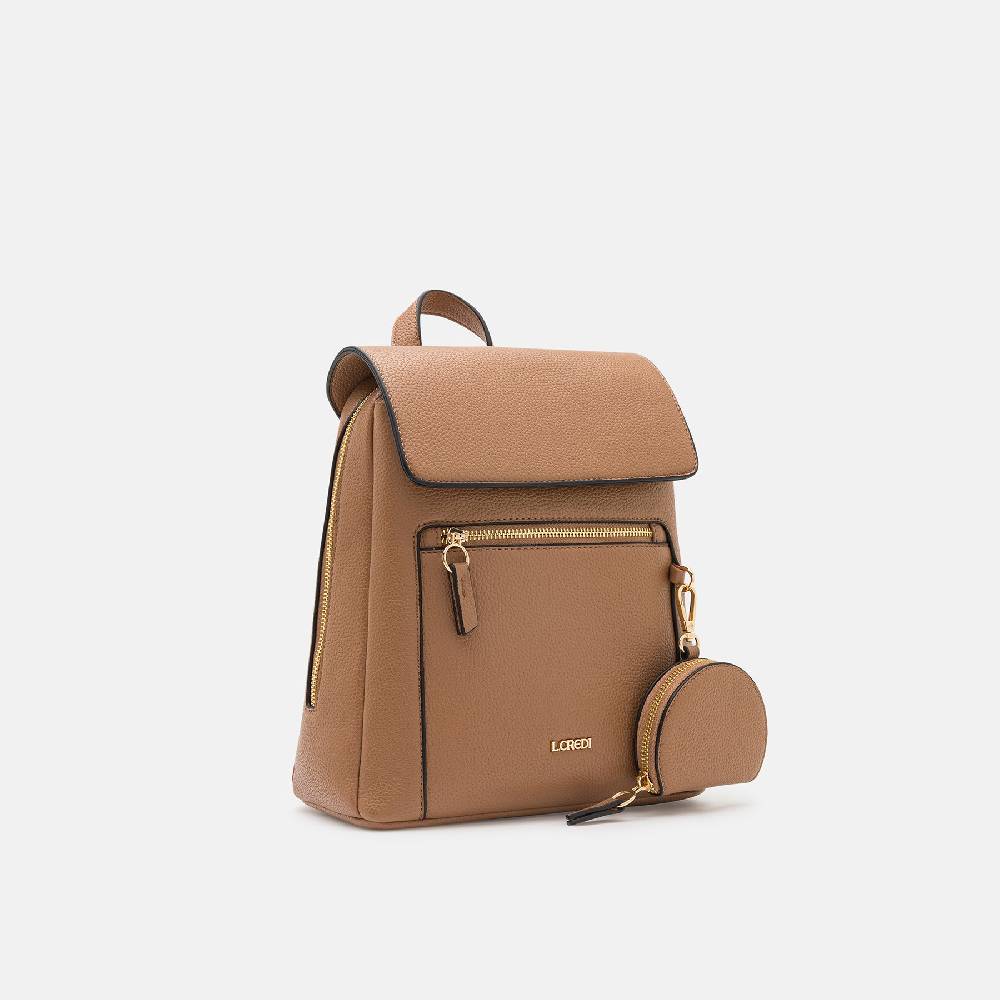 L. Credi Nevaeh Rucksack toffee Discount Store für neue Produkte