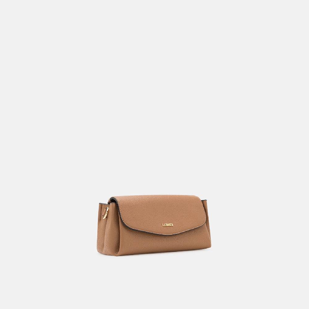 L. Credi Nabela Umhängetasche toffee Clearance-Verkauf