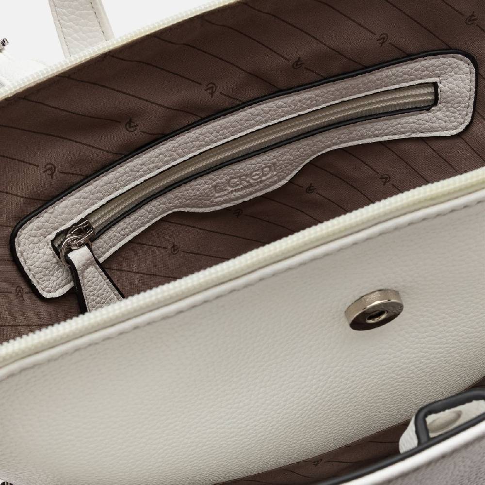 L. Credi Melanie Rucksack weiss Kostenloser Versand