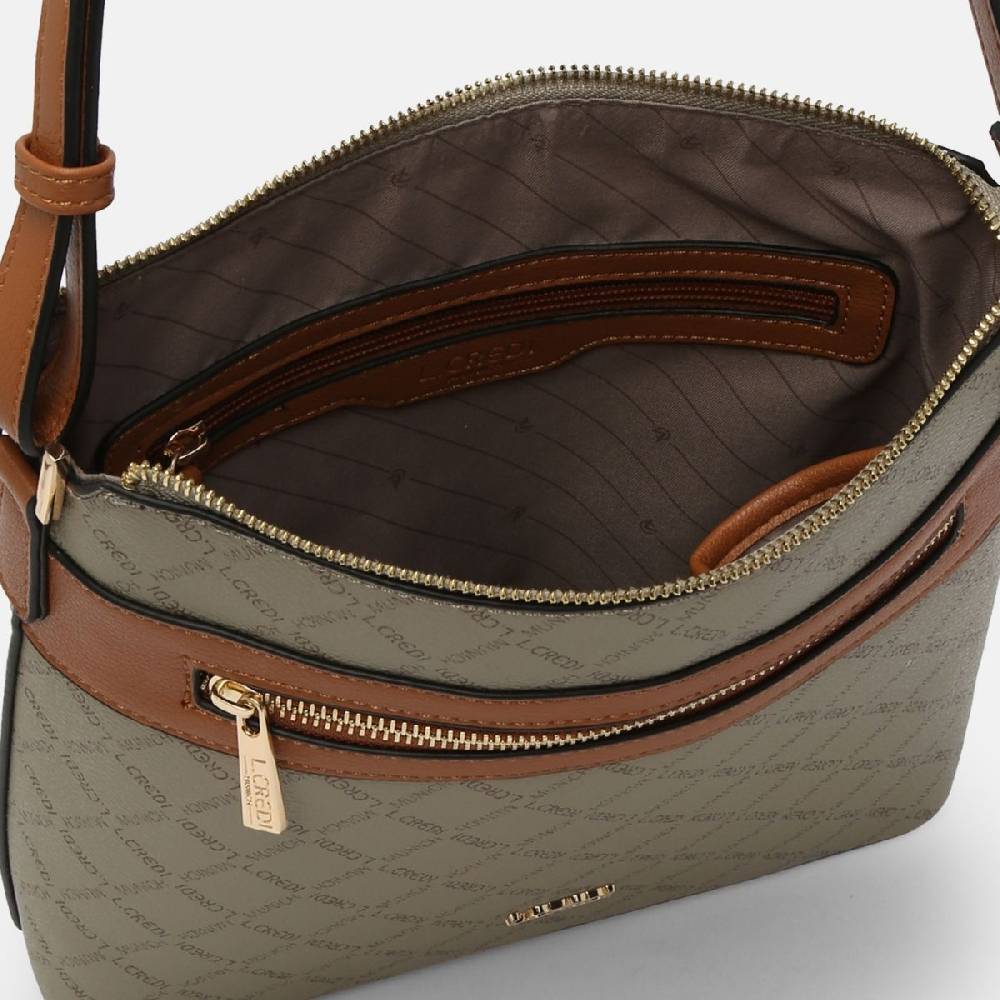L. Credi Filiberta Umhängetasche taupe Sonderangebot