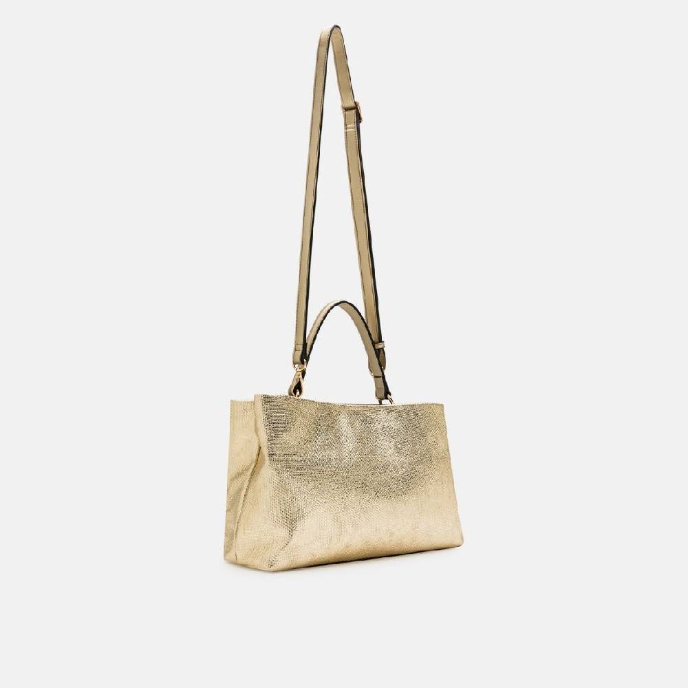 L. Credi Nadine Henkeltasche gold Lagerräumung