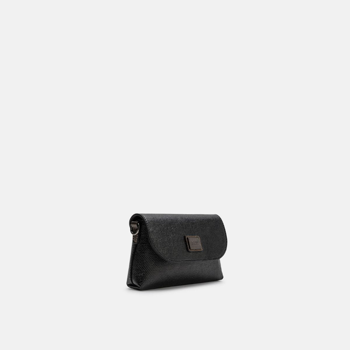 L. Credi Nadine Clutch schwarz Heißer Verkauf