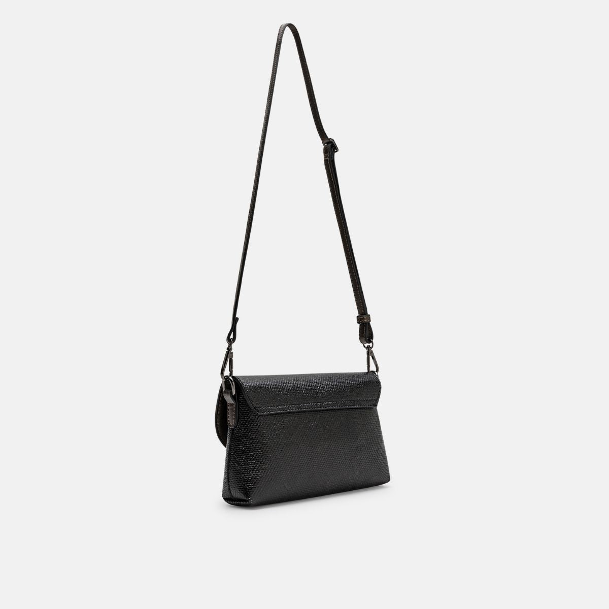 L. Credi Nadine Clutch schwarz Heißer Verkauf