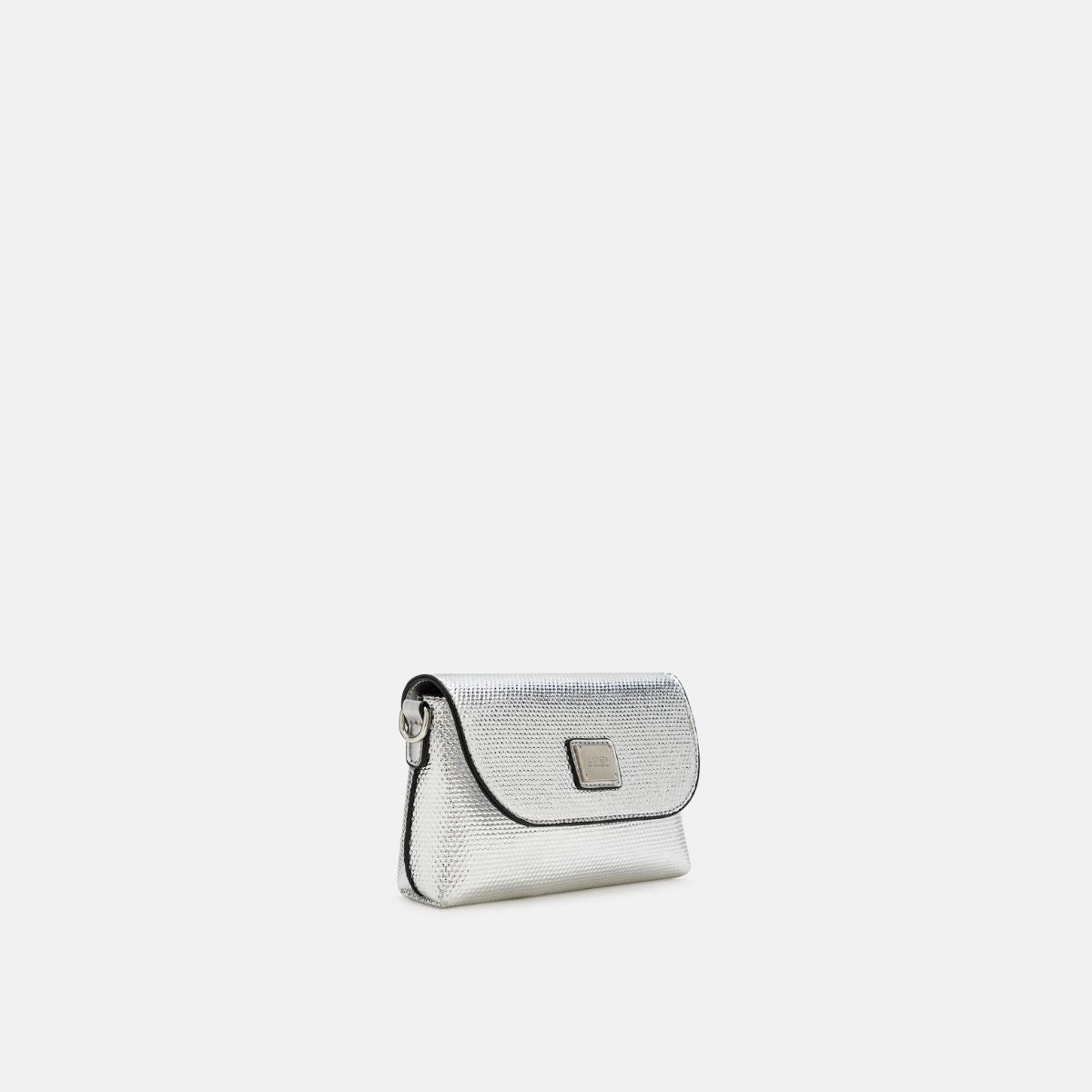 L. Credi Nadine Clutch silber Sonderangebote