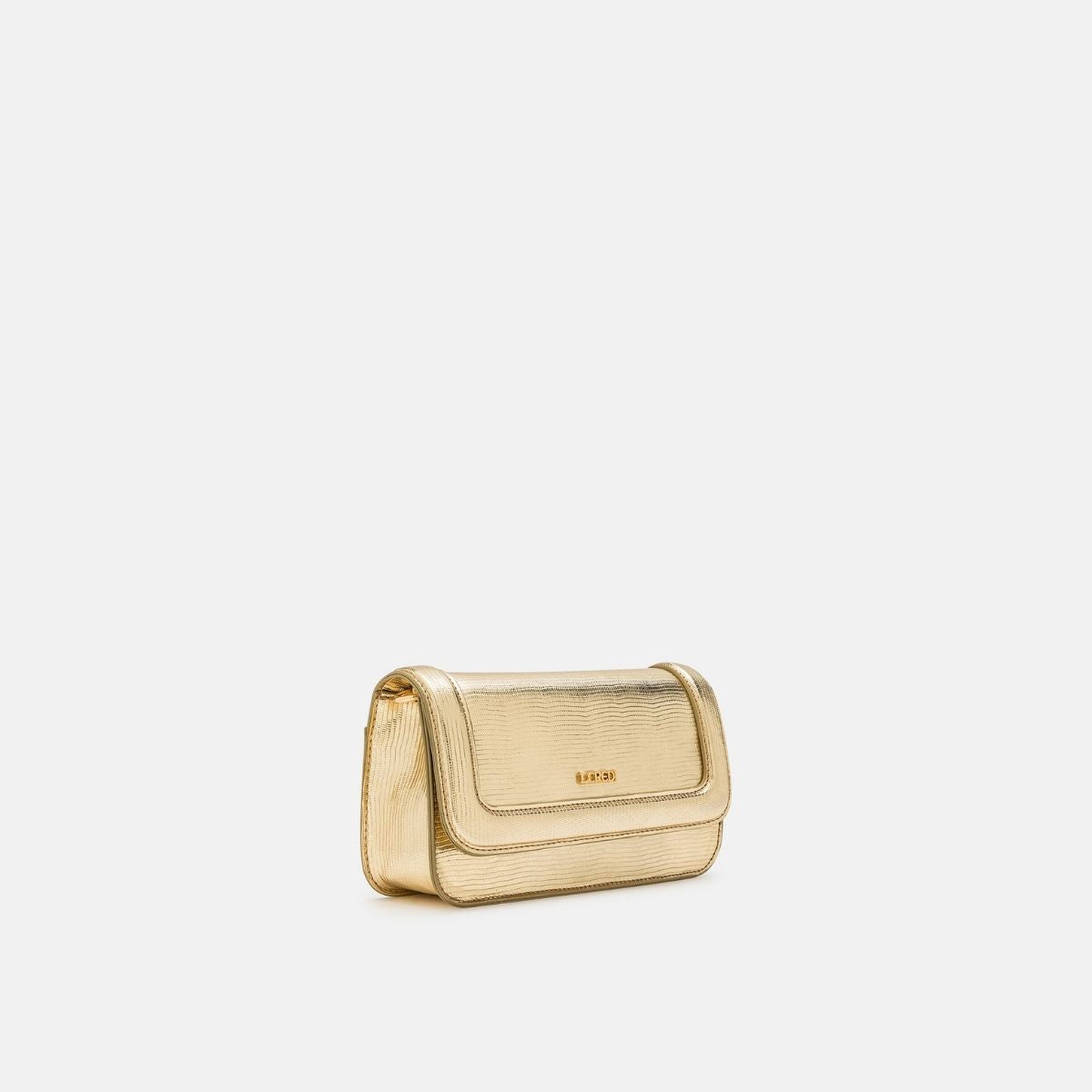 L. Credi Naimi Clutch gold Riesige Ersparnisse