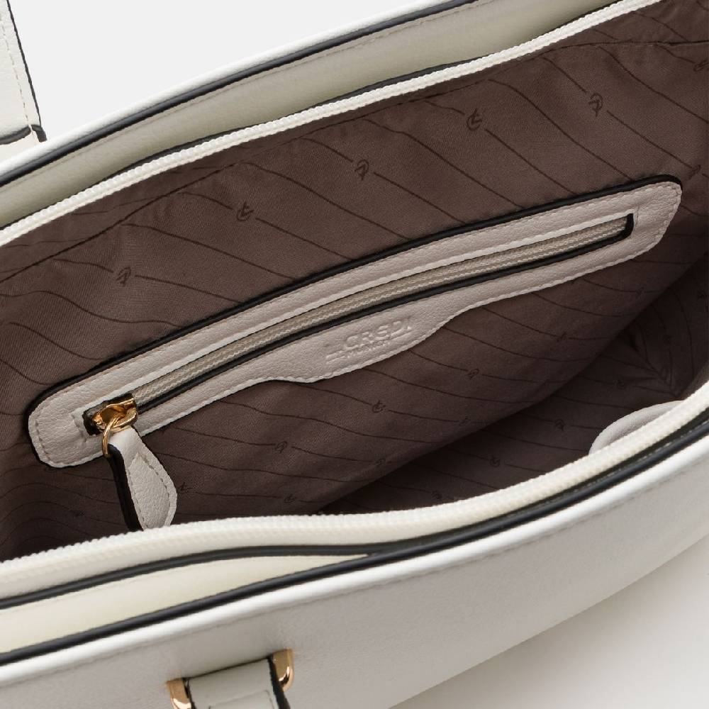 L. Credi Filippa Shopper weiss Begrenzte Freigabe