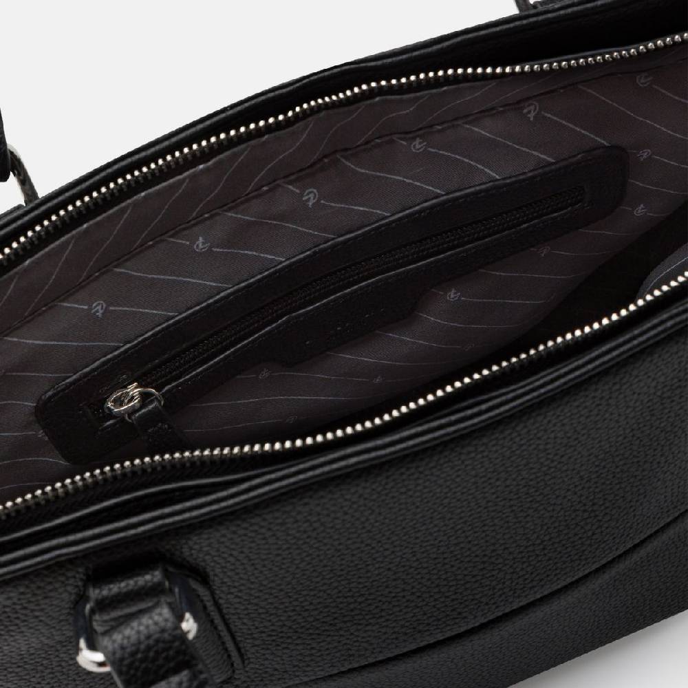 L. Credi Maite Shopper schwarz Neueste Stile