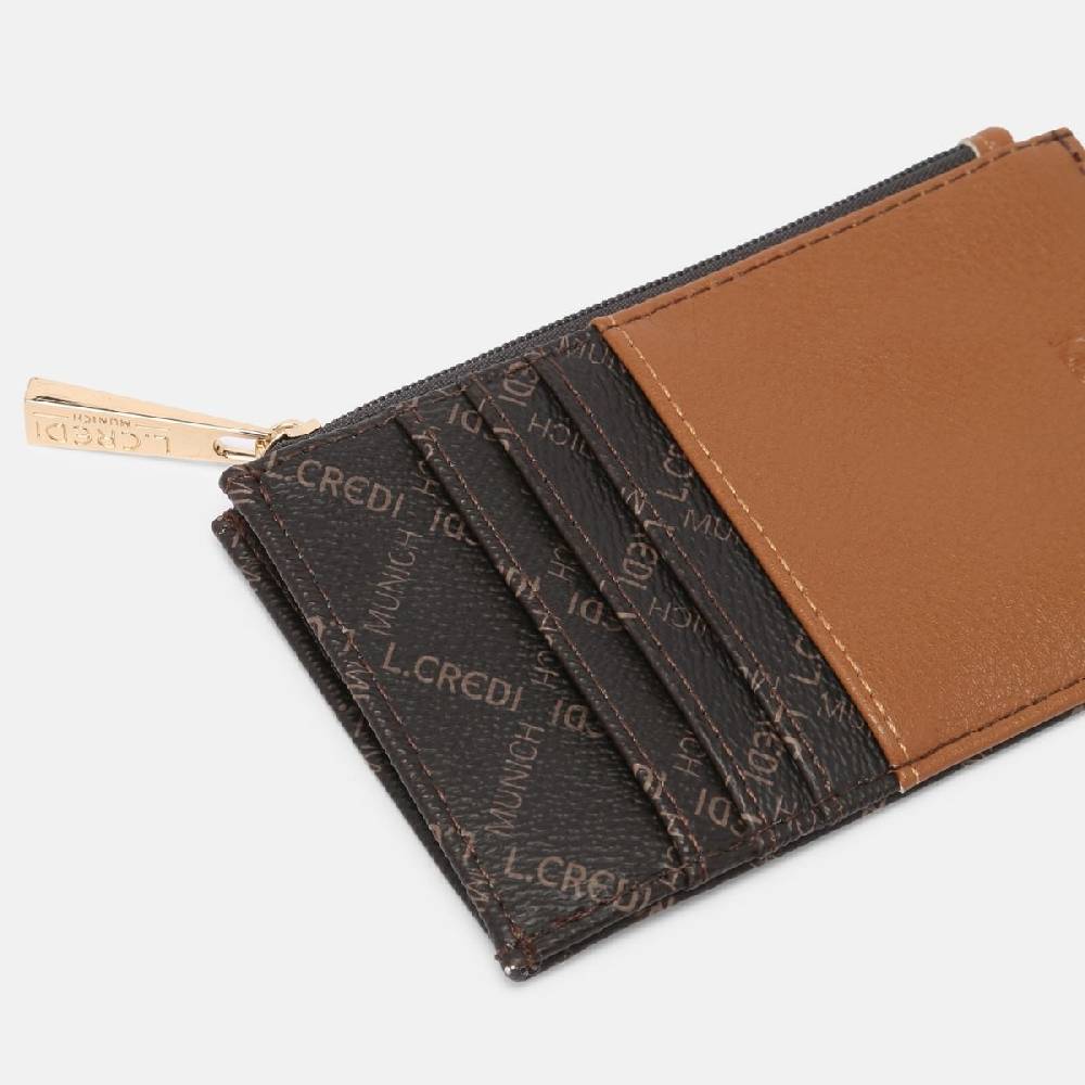 L. Credi Filiberta Kartenetui braun Zeitbegrenzte Promotion