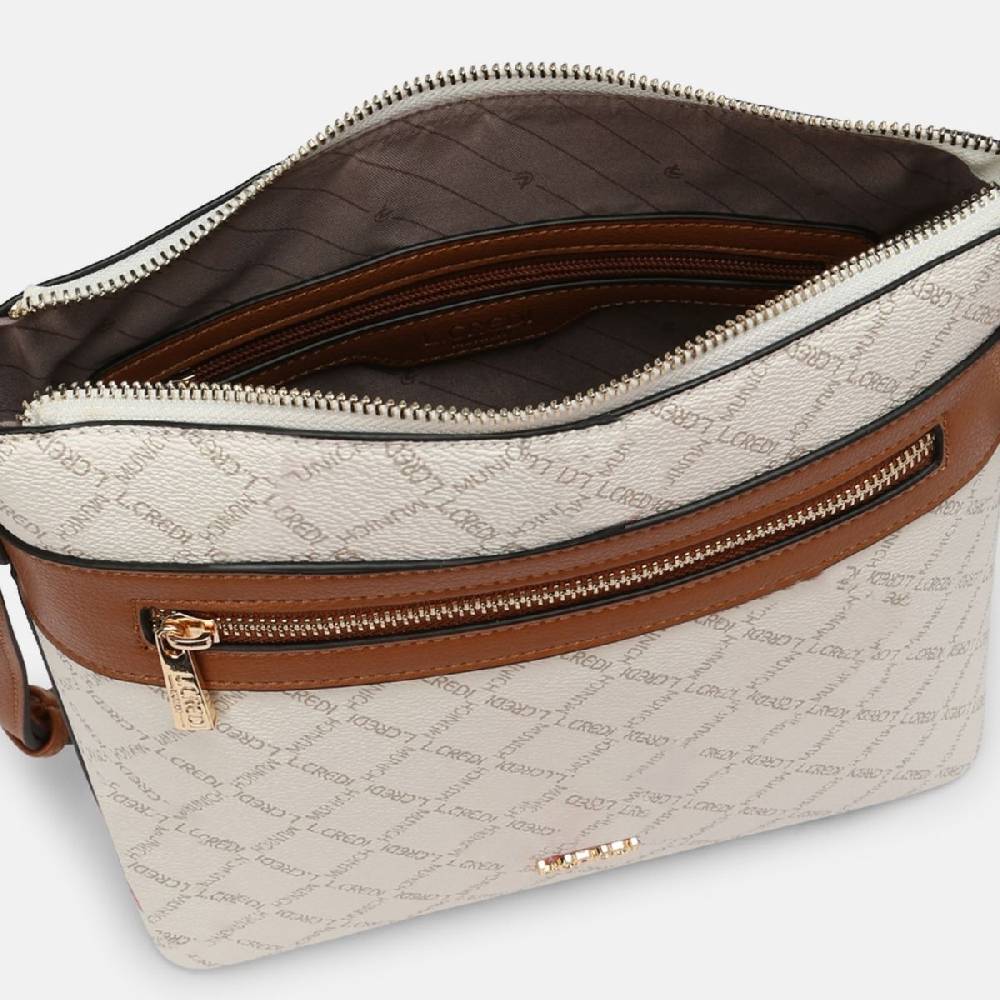 L. Credi Filiberta Umhängetasche weiss Bis zu 65% Rabatt