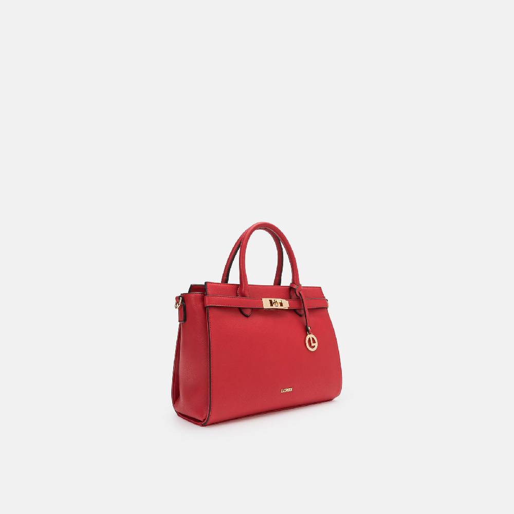 L. Credi Konstanze Henkeltasche salsa Clearance-Verkauf