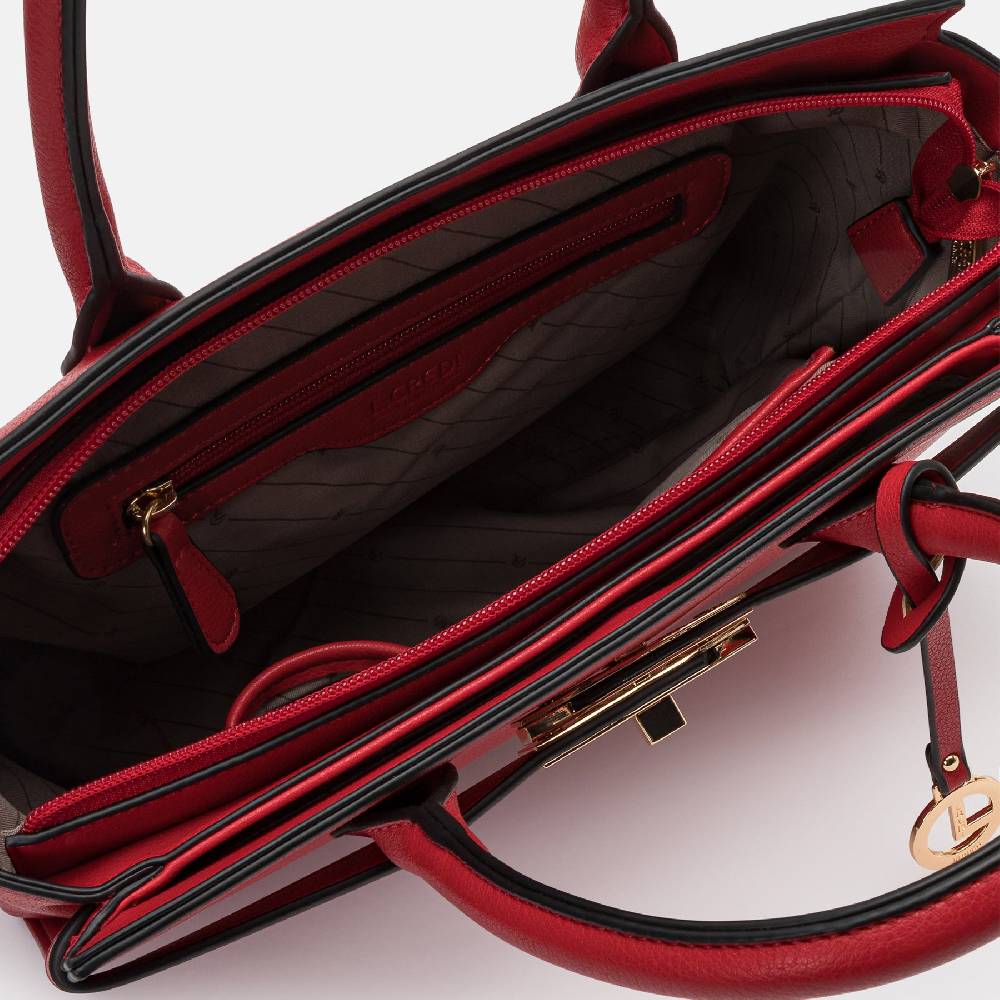 L. Credi Konstanze Henkeltasche salsa Clearance-Verkauf