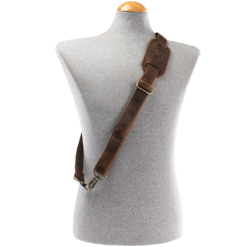 Leconi Trageriemen Leder schlamm breit 150cm LEC-R3 Günstig kaufen