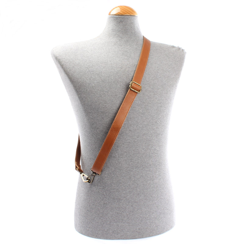Leconi Trageriemen Leder 150cm cognac LEC-R7 Flash Sale