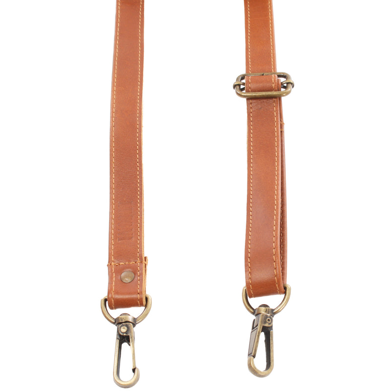 Leconi Trageriemen Leder cognac schmal 150cm LEC-R4 Online Shopping