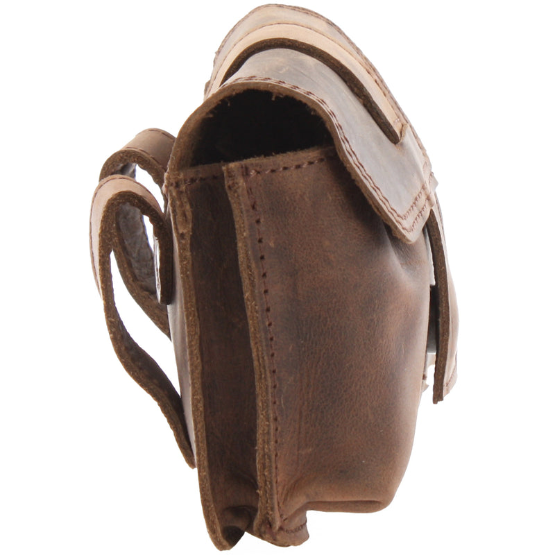 Leconi Gürteltasche Bauchtasche Hüfttasche Damen Herren Leder schlamm LE9005 Jubiläumsangebot