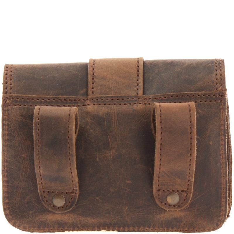 Leconi Gürteltasche Bauchtasche Hüfttasche Damen Herren Leder schlamm LE9005 Jubiläumsangebot