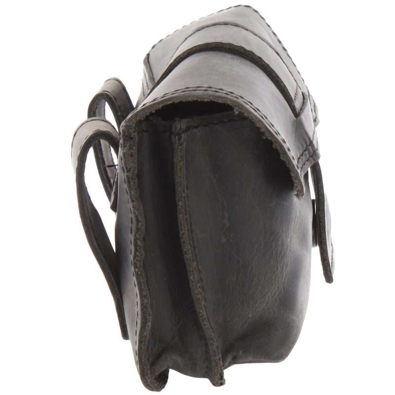 Leconi Gürteltasche Bauchtasche Hüfttasche Damen Herren Rindsleder grau LE9005 Heißer Verkauf