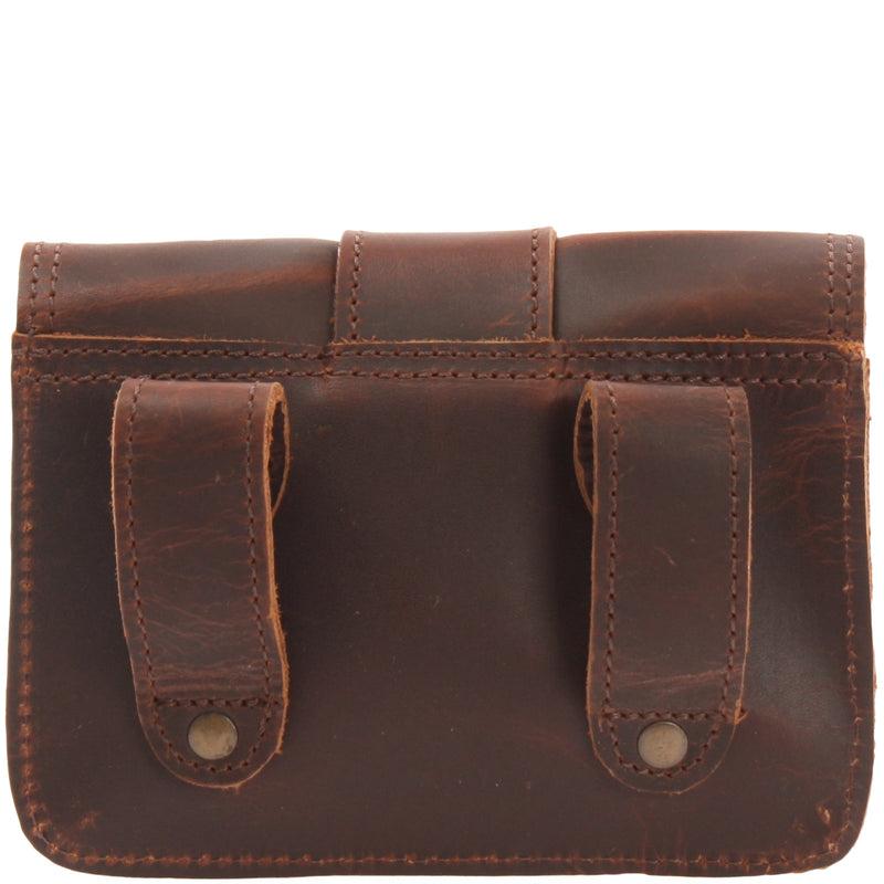Leconi Gürteltasche Bauchtasche Hüfttasche Damen Herren Rindsleder braun LE9005 Große Rabatte