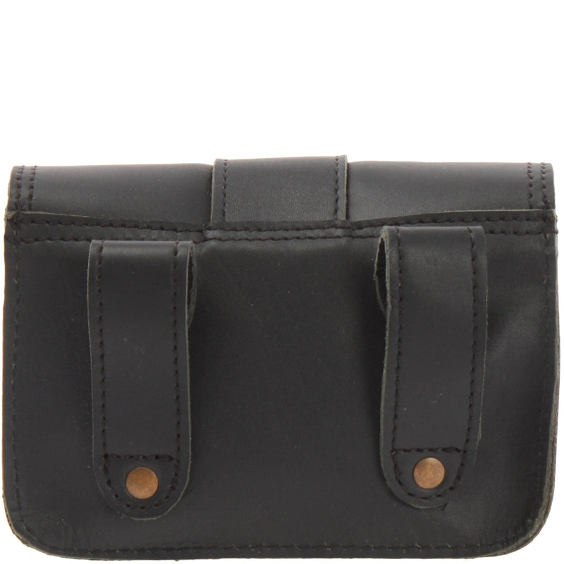 Leconi Gürteltasche Bauchtasche Hüfttasche Damen Herren Leder schwarz LE9005 Saisonale Angebote