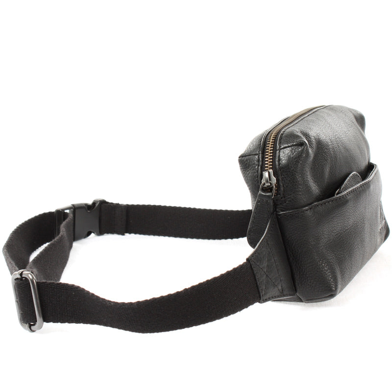 Leconi Gürteltasche Bauchtasche Hüfttasche Damen Herren Nappa Leder schwarz LE9029 Tägliche Deals