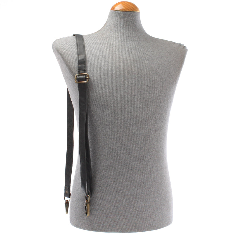 Leconi Trageriemen Leder grau schmal 150cm LEC-R4 Tiefpreis