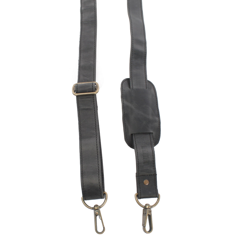 Leconi Trageriemen Leder grau breit 150cm LEC-R3 Super Sparpreis