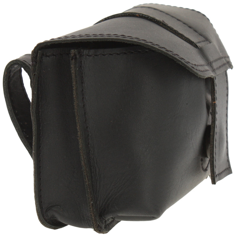 Leconi große Gürteltasche Bauchtasche Hüfttasche Damen Herren Rindsleder schwarz LE9030 Letzte 2 Tage