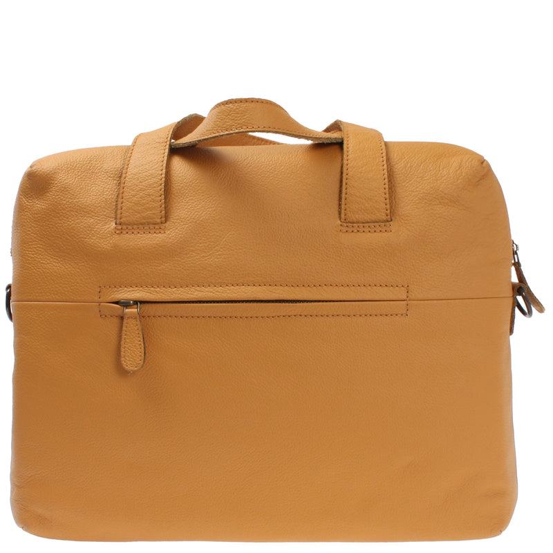 Leconi Schultertasche Henkeltasche Shopper DIN A4 Handtasche Damen Leder senf LE0059 Rabatte dieses Monats