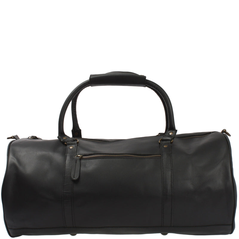 Leconi Weekender Reisetasche Sporttasche vintage Leder schwarz LE2004 Riesige Ersparnisse