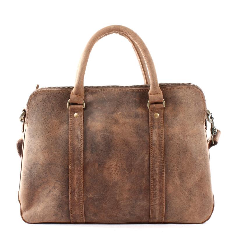Leconi Umhängetasche Schultertasche Henkeltasche Damentasche Aktentasche Buisnesstasche Leder braun LE3065 Bis zu 60% Rabatt