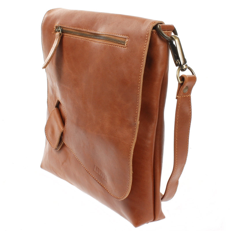 Leconi Umhängetasche Ledertasche Damen Schultertasche Leder cognac LE3027 Discount Store für neue Produkte