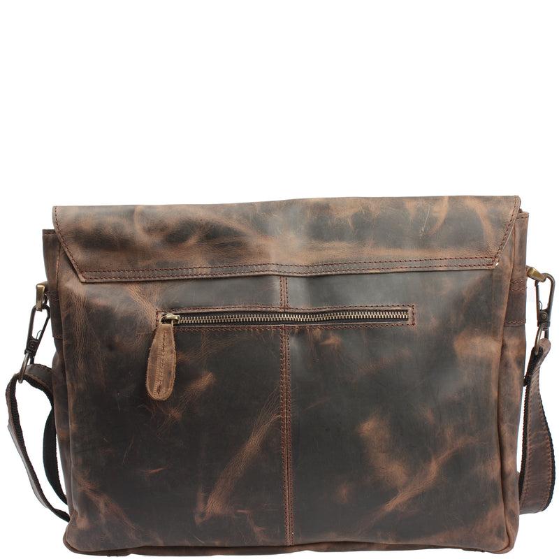Leconi Messenger Bag Collegetasche DIN A4 Kuriertasche Leder schlamm LE3032 Black Friday
