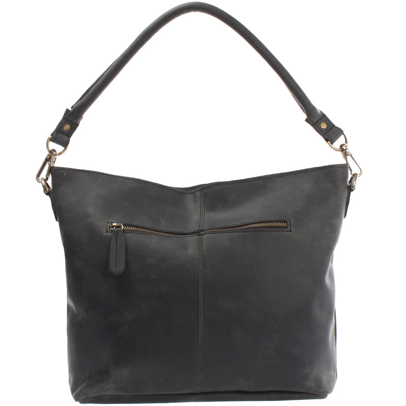 Leconi Schultertasche Umhängetasche Ledertasche Leder grau LE0039 Discount Store für neue Produkte