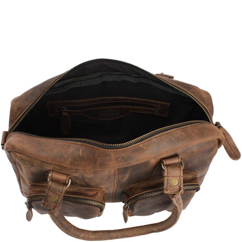 Leconi Schultertasche Handtasche Henkeltasche Damen Leder schlamm LE0046 50% Rabatt für begrenzte Zeit
