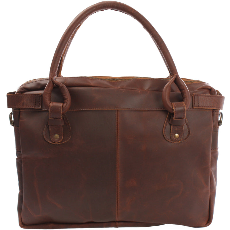 Leconi Schultertasche Henkeltasche Damentasche Handtasche Leder braun LE0050 Angebote