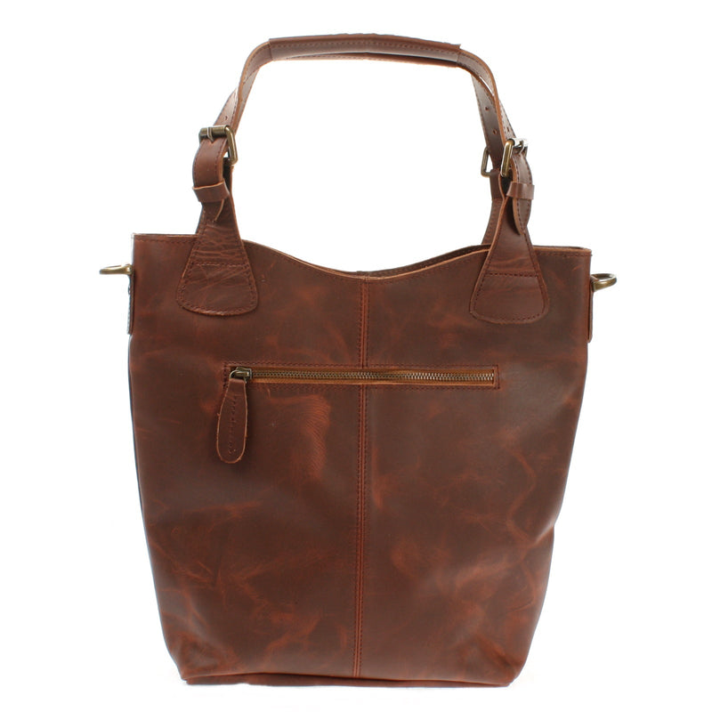 Leconi Umhängetasche Schultertasche Henkeltasche Damentasche Leder braun LE0054 Limitierter Zeitrabatt