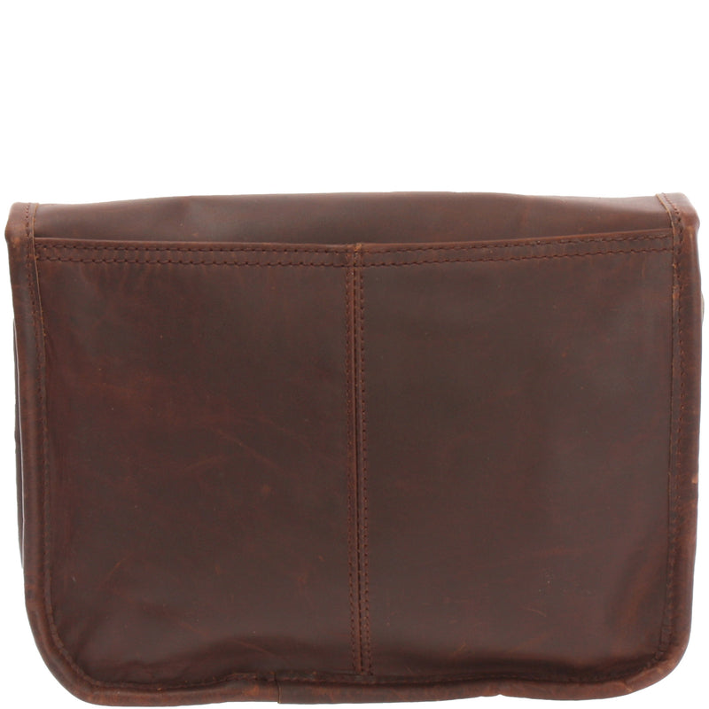 Leconi kleine Schultertasche Ledertasche Damentasche Leder braun LE3041 Sonderangebot der Fabrik
