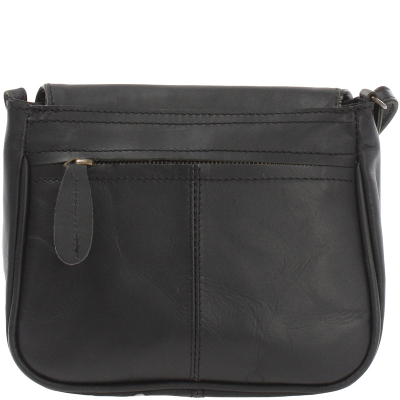 Leconi kleine Umhängetasche Ledertasche Damentasche Schultertasche Leder schwarz LE3047 Riesige Rabatte