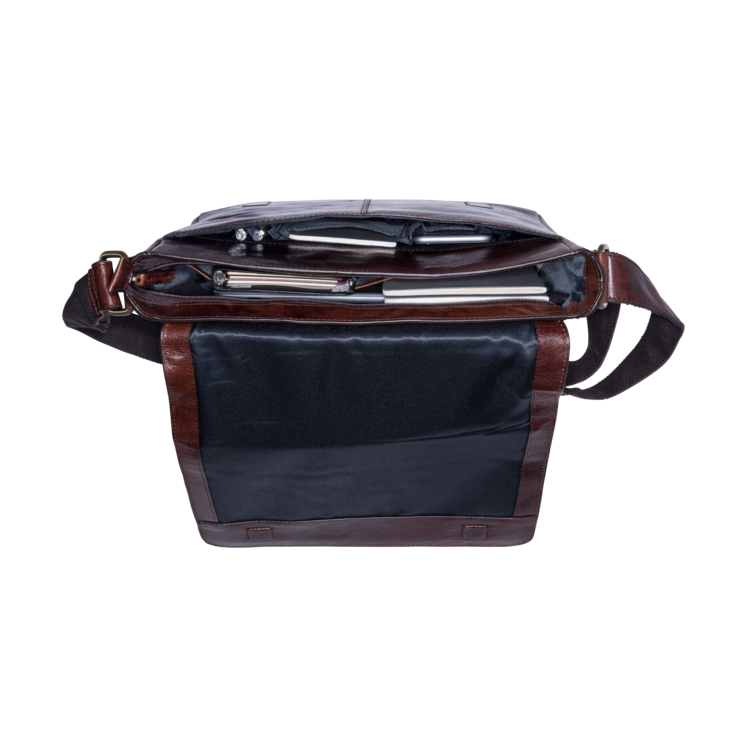 Leonhard Heyden Cambridge Umhängetasche M Rotbraun Blitzangebot