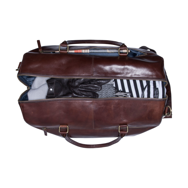 Leonhard Heyden Cambridge Reisetasche Rotbraun Letzte 2 Tage