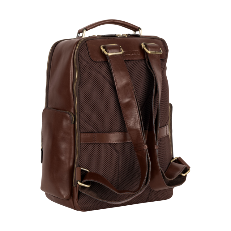 Leonhard Heyden Cambridge Business-Rucksack Rotbraun Fabrik Onlineshop