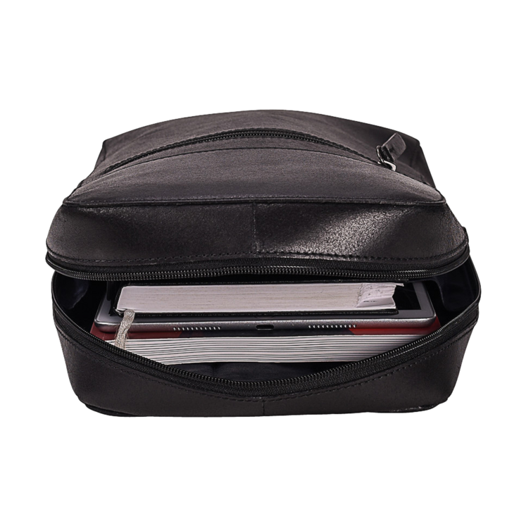 Leonhard Heyden Dakota Crossbag Schwarz Osterangebot