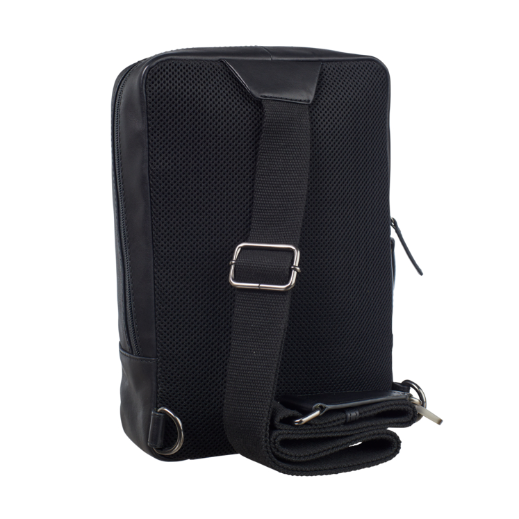 Leonhard Heyden Hamburg Crossbag Schwarz Sonderangebot