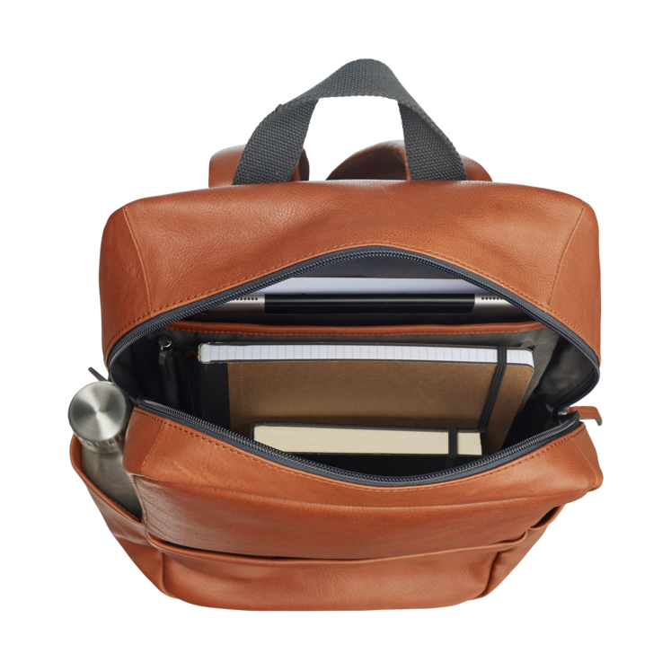 Leonhard Heyden Hamburg Rucksack Cognac Versandkostenfrei