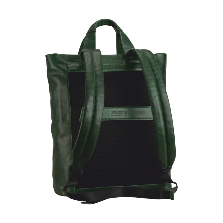 Leonhard Heyden Porto Tote Bag / Rucksack Flaschengrün Begrenzte Freigabe
