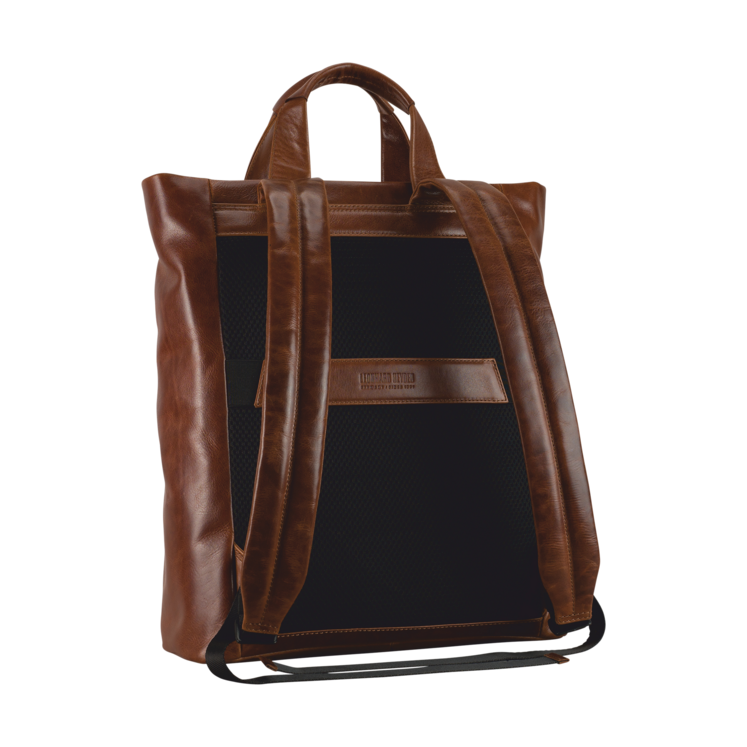 Leonhard Heyden Porto Tote Bag / Rucksack Braun Letzte 3 Tage