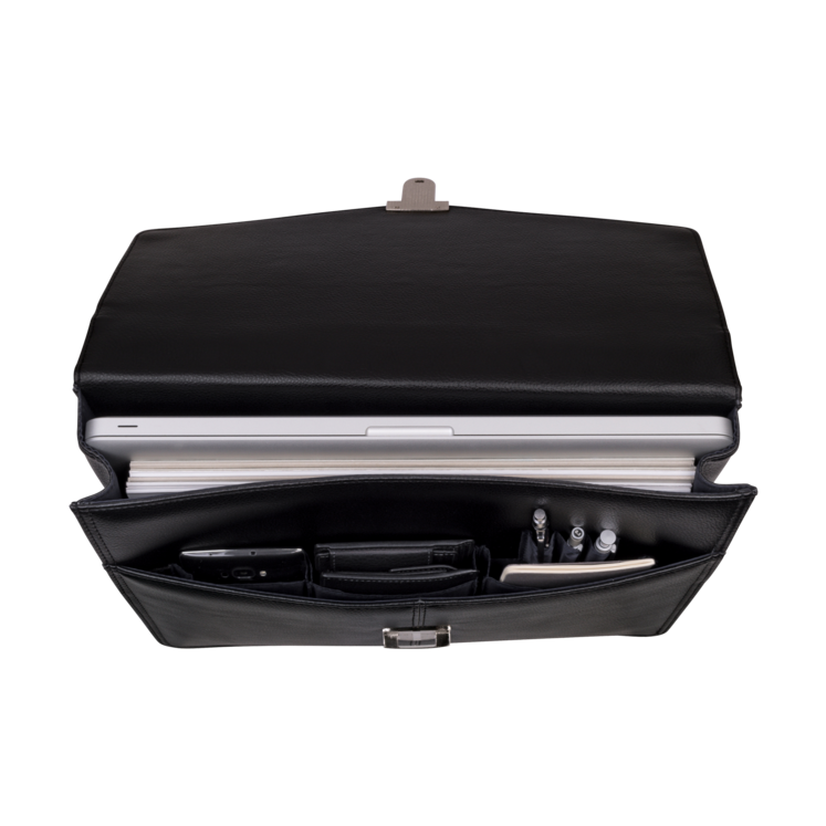 Leonhard Heyden Hannover Aktenmappe 1 Fach Schwarz Black Friday Preise