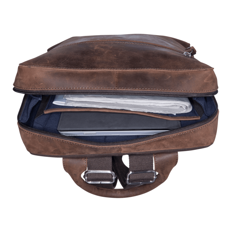 Leonhard Heyden Salisbury Business-Rucksack Braun Begrenztes Angebot