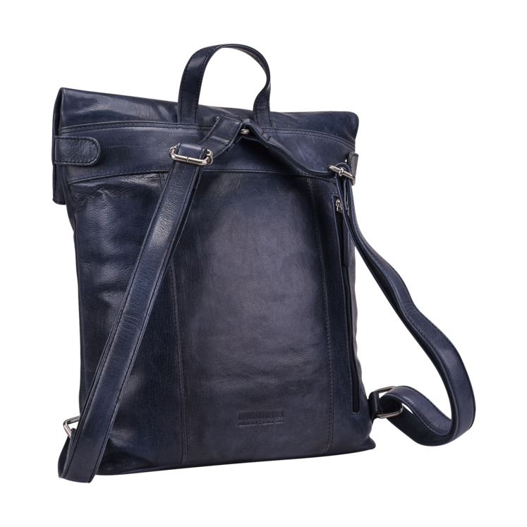 Leonhard Heyden Stockholm Cityrucksack Blau Lagerräumung